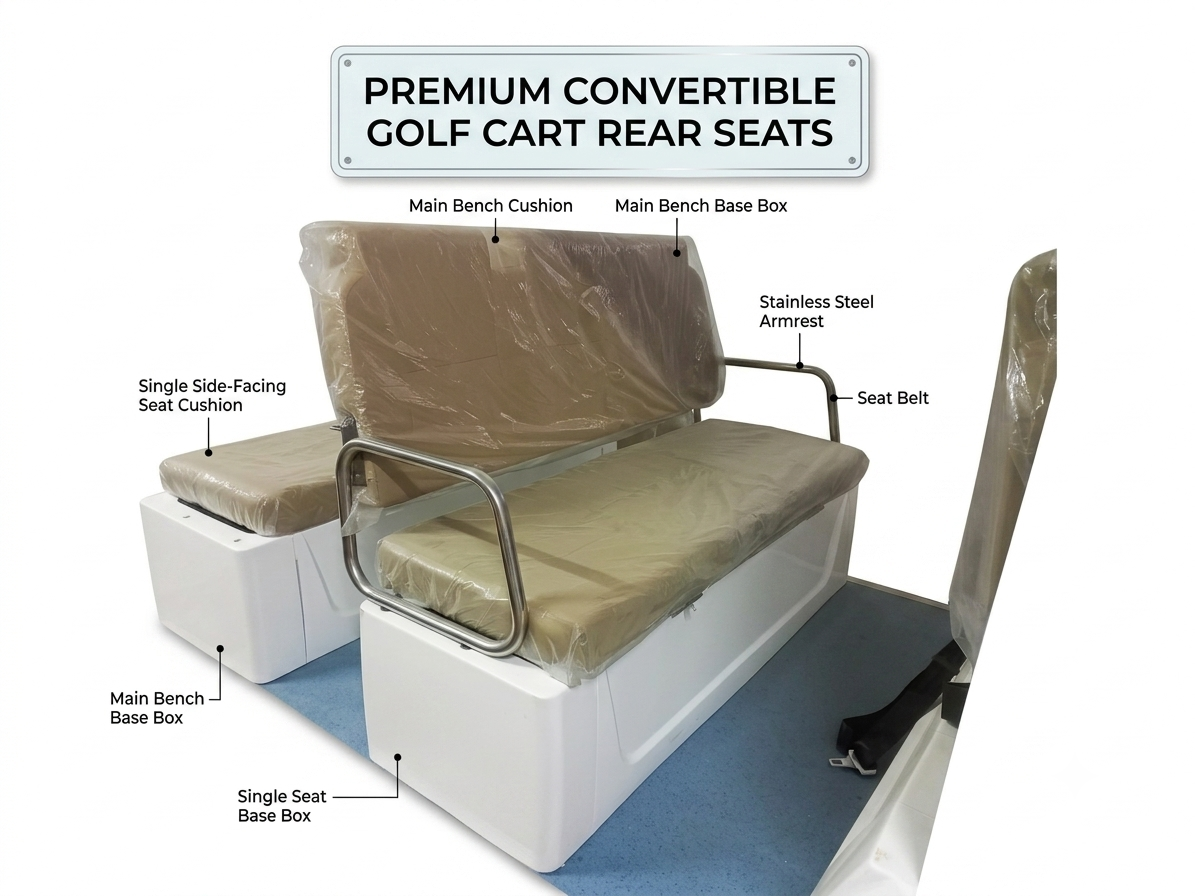 Golf Cart Rear Seat